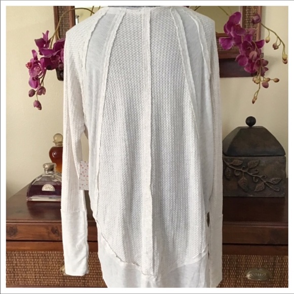 Free People Oatmeal Catalina Thermal Tunic. NWT. - Picture 5 of 7